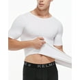 thumbnail image 3 of MISS MOLY 2 Pack Men Shapewear Vest Seamless Abdomen Slim T-Shirt Classic Abs Body Shaper, 3 of 4