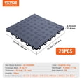 thumbnail image 7 of 25-Pack Interlocking Garage Tiles - 12"x12" Heavy Duty Flooring - 5500LB Capacity - Waterproof & Non-Slip (Graphite Gray), 7 of 7