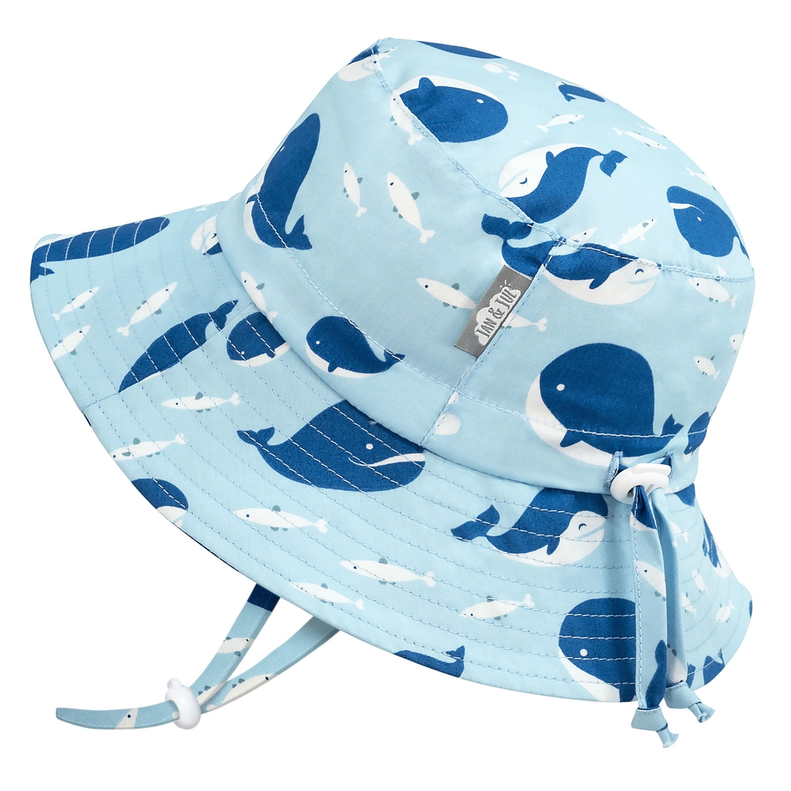 JAN & JUL Foldable Baby Boy Bucket Hat with UV Protection (S 06