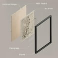 thumbnail image 4 of PixonSign Framed Wall Art Sketch Antique Tree Vintage Landscape Prints, Set of 4 Nature Wilderness Paintings, Minimalism Wall Décor, Adhesive Canvas Poster for Home Decor - 11"x14" Black, 4 of 5