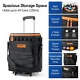 thumbnail image 2 of 72 Can Rolling Cooler Bag With Wheels & Handle  Collapsible Insulated Ice Chest For Beach Camping Tailgating - Portable Travel Soft On Collapses Easy Storage, 2 of 9