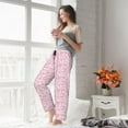 thumbnail image 5 of Yiaed Ribbon Bow Print Womens Lounge Pants, Loose PJ Bottoms, Long Pajama Pants for Women-Small, 5 of 6