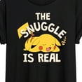 thumbnail image 3 of Pokémon - The Snuggle Pikachu - Juniors Ideal Flowy Muscle T-Shirt, 3 of 5