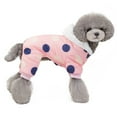 thumbnail image 1 of Maxcozy Pet Winter Waterproof Plush Four-legged Hoodie Coat for Cats Puppy Small Medium Dogs, 1 of 5