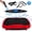 Red, variant on Vibration Plate Exercise Machine 330lb, Full Body Workout Vibrating Fitness Platform with Resistance Bands, Home Gym Equipment for Body Toning, White