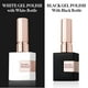 thumbnail image 2 of Set de esmaltes en gel UV Double Rhythm, 15 ml, blanco puro y negro, 2 of 7