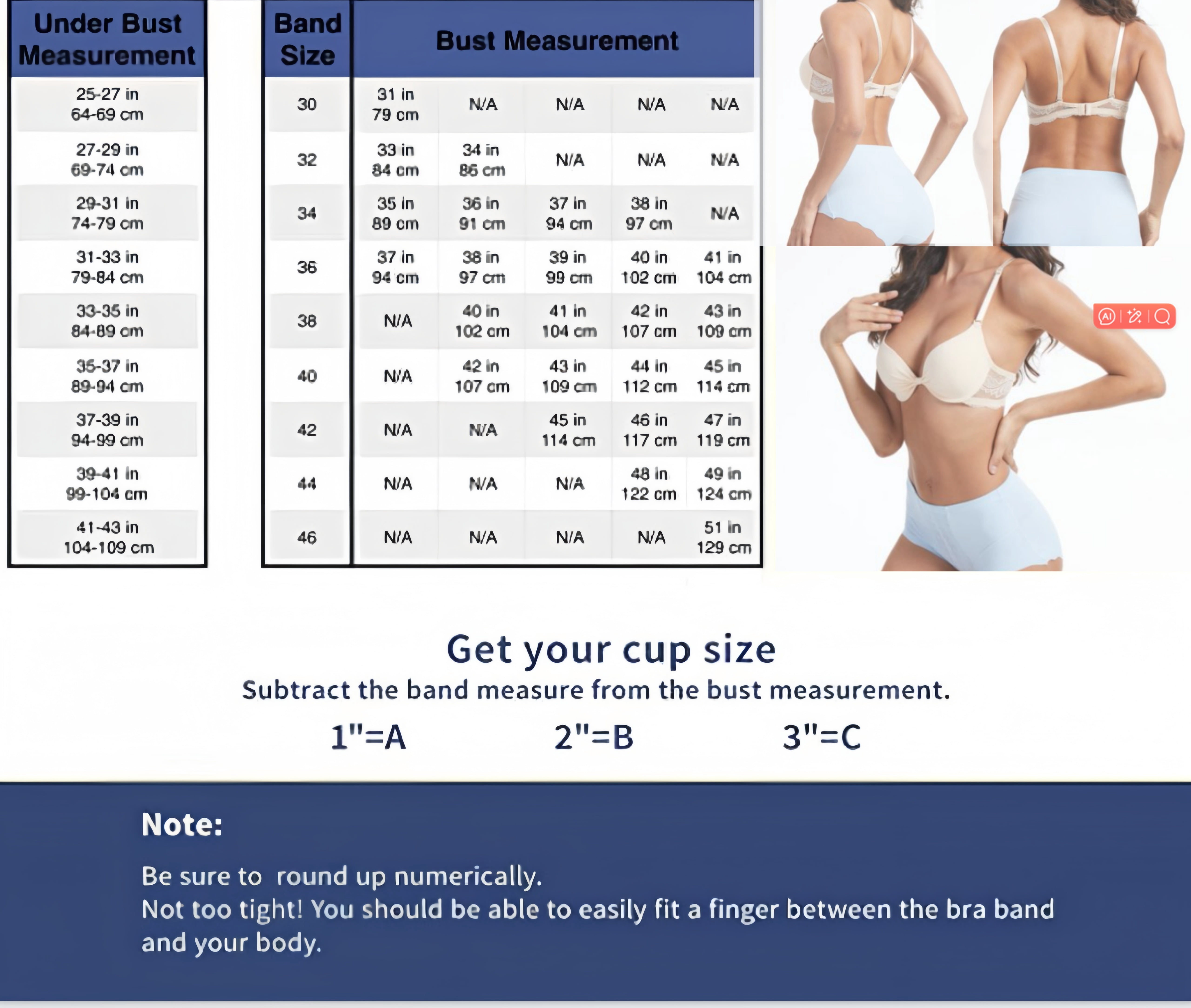 GAI YI 6Pack Comfortable Bras for Women Padded Bras for Women School Girl Lace Lingerie Everyday Bras for women B-34C