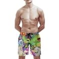 thumbnail image 6 of My Singing Monsters Men's Swim Trunks Board Shorts Drawstring Elastic Waist Quick Dry Swimsuits Beach Shorts with Pockets 3XL, 6 of 8
