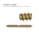 thumbnail image 3 of WRISTBIQUE 40Ud Tornillos Doble Para Madera Zinc Galvanizado Conector Para Muebles, 3 of 6