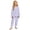 Light Purple, variant on Girls Printed Pajama Long Sleeve Top Pants Soft Sleepwear Kids Nightwear Two Piece Outfit Clothes