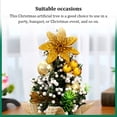 thumbnail image 4 of BrowQuartz Desk Christmas Artificial Mini Tree Office Hotel PVC Xmas Simulation Trees Decoration Festival Party Decor Ornament A-S07, 4 of 6