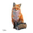 thumbnail image 2 of Norman, Michele 12x12 White Modern Wood Framed Museum Art Print Titled - Fox, 2 of 4
