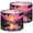 Color 2, variant on Flamingo Linen Drum Lampshades Pink Tropical Greenery Leaves Jungle Tropical 13"x13"x10" Light Shade for Table Lamps Floor Lamp Shades Lampshade Replacement Assembly Required