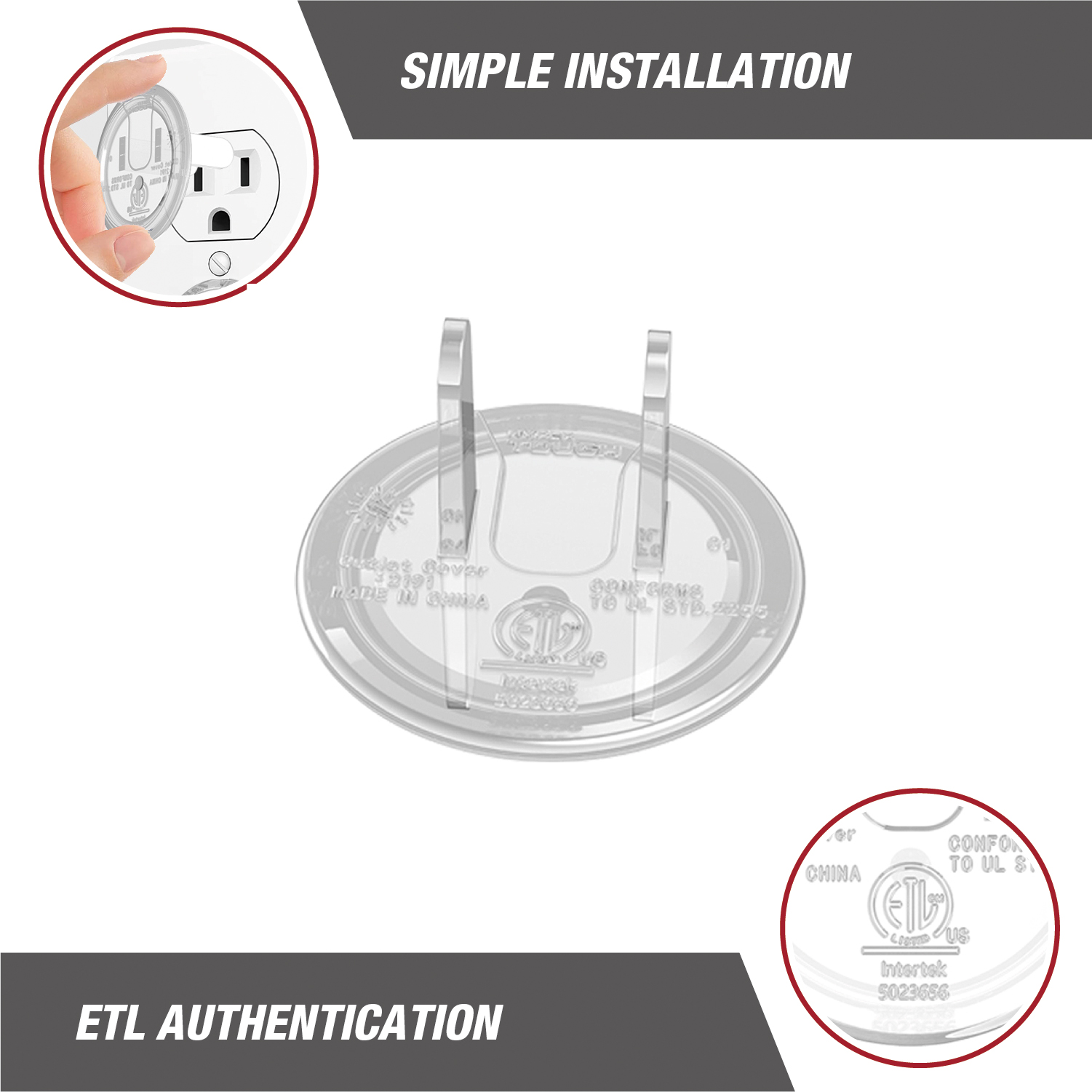 Hyper Tough Safety Outlet Covers 30-Pack photo 6