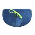 thumbnail image 4 of Vedolay Briefs Men's Underwear Soft Comfy Breathable Trunks Briefs Stretch Underwear,Blue M, 4 of 4