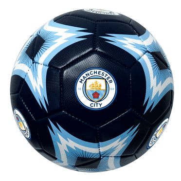 Manchester City Soccer Ball, Size 4, Blue/White, Official Licensed
