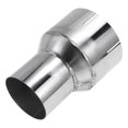 thumbnail image 1 of Rebajadora de codo concéntrico de tubo de escape Mandrel de 2.5" OD a 3.5" OD de Unique Bargains, adaptador de tubo de acero inoxidable 201, longitud de 5 pulgadas, tono plateado, 1 of 7