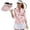 Cherry Blossom Butterfly, variant on Aplkyhs Patriotic Star Women's Golf Shirt and Sun Visor Hat Set Adjustable Fashion Baseball Golf Cap Quick Dry Women Sport Cloth Breathable Fabric for Camping Fishing Music Festival