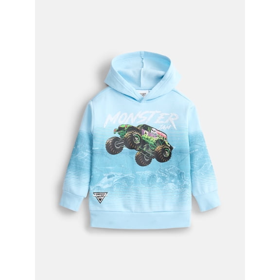 Monster Jam Boys Fleece Hoodie, Sizes 4-18