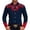 A#Red1004, variant on XIAOCHA Men's Contrast Floral Western Button-Down Shirt Long Sleeve Tailored Tops Bavarian Pub Shirts
