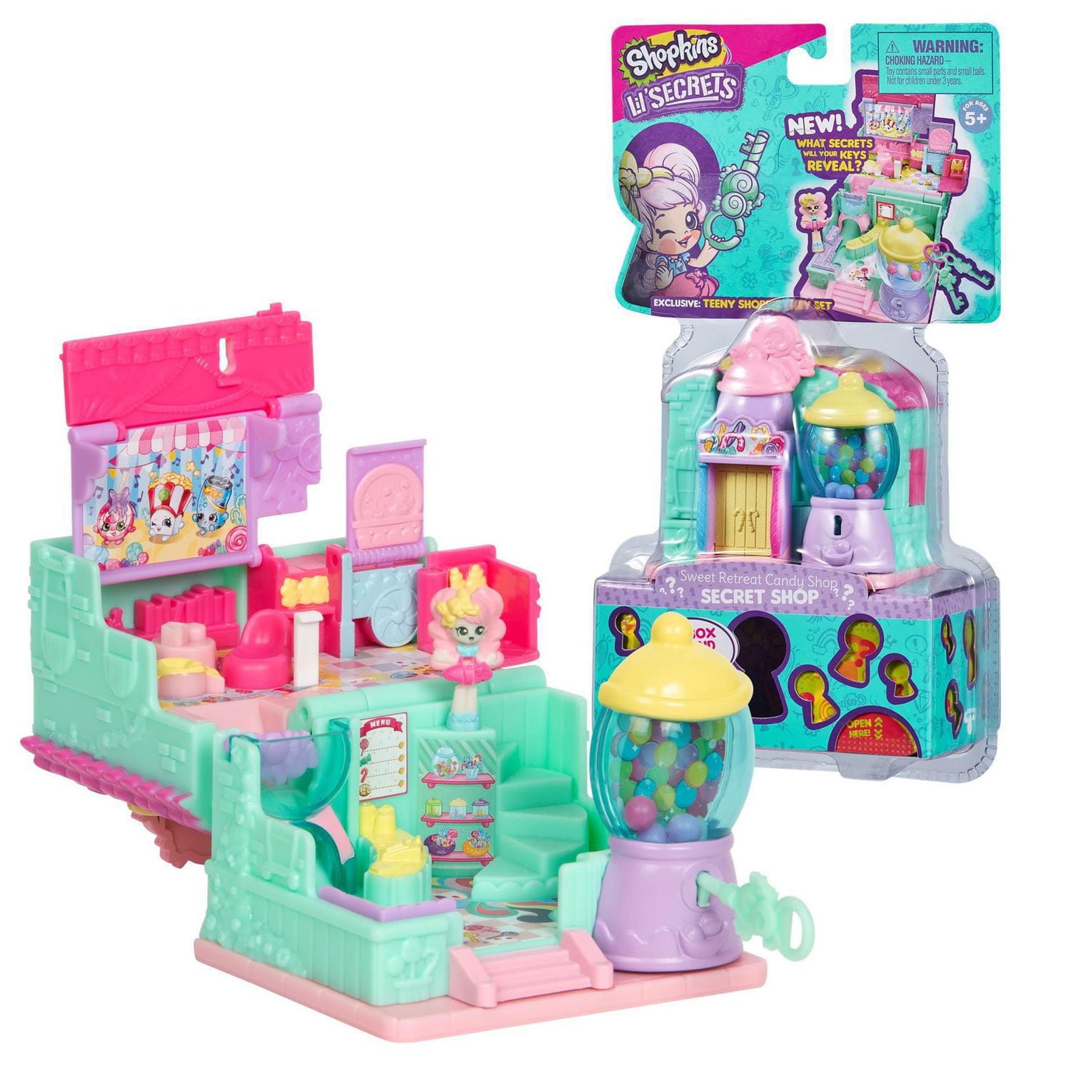 Shopkins™ Lil' Secrets Secret Shop mini playset with Shoppie doll