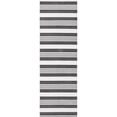 thumbnail image 2 of nuLOOM Lena Machine Washable Striped Runner Rug, 2' 6" x 12', Grey, 2 of 2