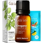 Gya Labs Oregano Essential Oil for Improved Wellness - Natural Oregano Oil Essential Oil for Skin and Toenail - Oregano Oil Organic for Diffuser & Nail (0.34 fl oz)
