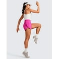 thumbnail image 4 of CRZ YOGA High Waisted Running Shorts for Women 3" Workout Athletic Track Quick Dry, 4 of 7