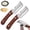 2, variant on Premium Vegetable Peeler with Wooden Handle and Bottle Opener, Stainless Steel Julienne Peeler for Fruit Potato Carrot