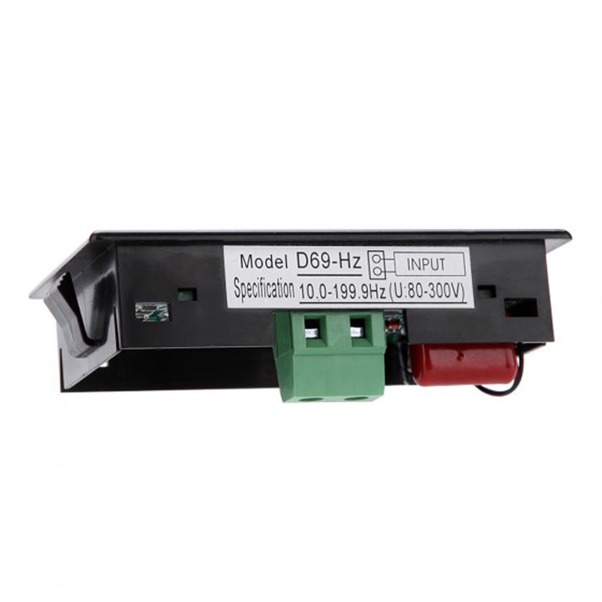 D69-Hz AC80-300V Digital Blue LCD Display Frequency Meter Tester 10Hz-199.9Hz