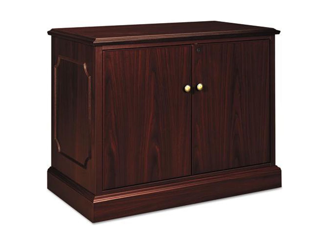 HON 94000 Series Storage Cabinet, 37-1/2w x 20-1/2d x 29-1/2h, Mahogany ...