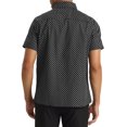 thumbnail image 3 of Lars Amadeus Polka Dots Shirts for Men's Button Short Sleeves Printed Shirts, 3 of 4