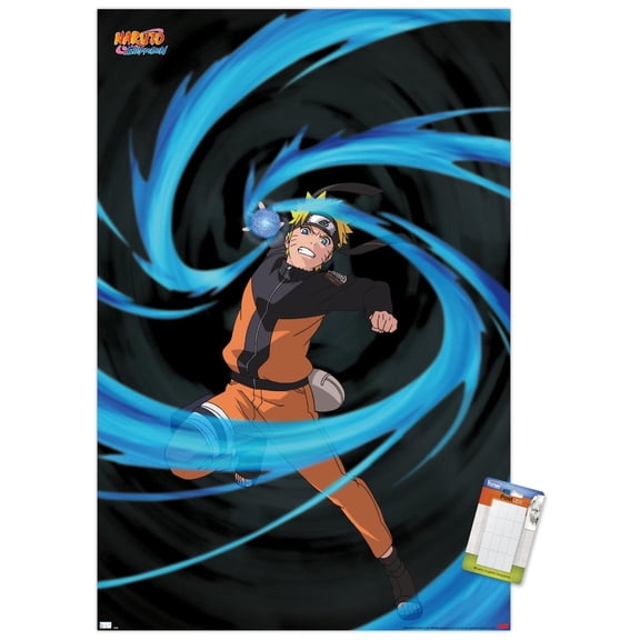 Naruto Shippuden - Naruto Uzumaki Wall Poster, 22.375" x 34"