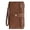 Brown, variant on Wallet for Women Clutch RFID Blocking Wristlet Leather Purse Large Capacity Credit Card Holder with Grip Hand Strap