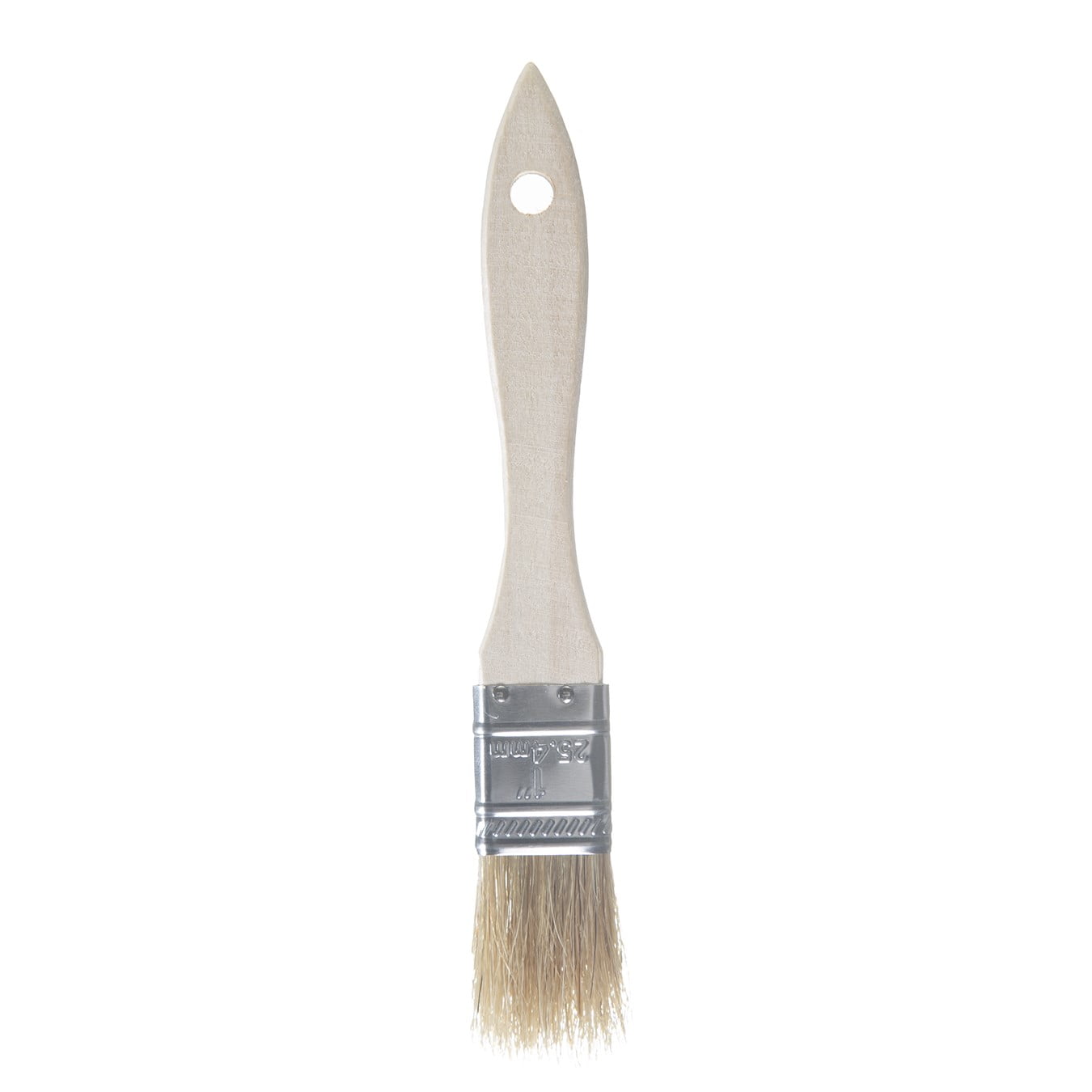 Unbranded Natural Bristle Flat 1-in. Chip Paint Brush for Crafts, Paint, Resin and Glue projects