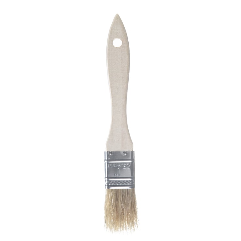 Natural Bristle Flat Chip Paint Brush, 1-Inch, 8-Pack photo 3
