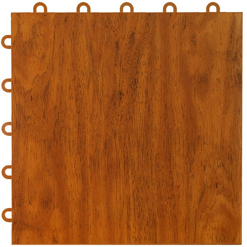 Greatmats Max Tile Laminate Wood Grain Interlocking Mat Flooring Tiles