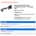 thumbnail image 2 of Engine Coolant Outlet Flange - Compatible with 2007 - 2015 Jaguar XKR 2008 2009 2010 2011 2012 2013 2014, 2 of 2