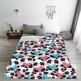 thumbnail image 5 of Sikiie Heart Panda Ultra-Soft Micro flannel Blanket Luxury All Seasons Warm Blanket for Bedding Sofa and Travel (4 sizes)-50"x40", 5 of 7