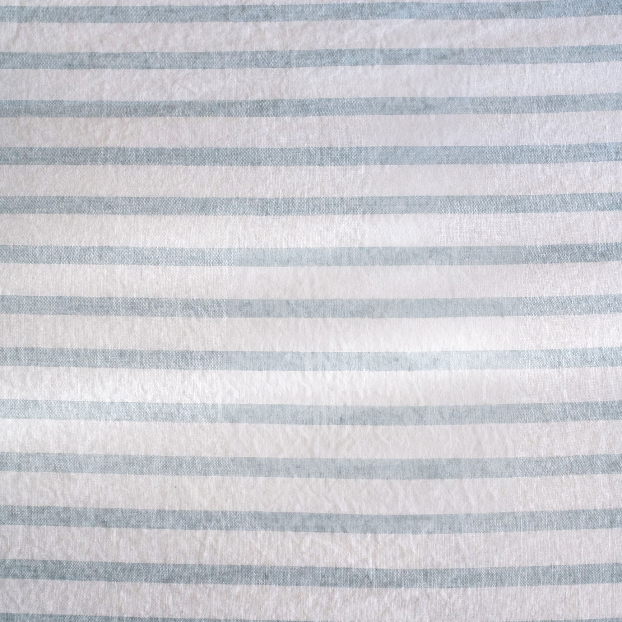 French Linen Body Pillow with removable Sham - Cream & Wave Stripe | Bokser Home
