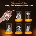 thumbnail image 3 of AISENIN Personalized Photo Gift 3D Engraved Crystal Keepsake Gift Decor Collectible Souvenir Dogs Or Cats Personalized Photo Frame, 3 of 5