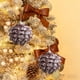thumbnail image 4 of Bolas Navideñas Flocadas para Decoración Navideña. Se Pueden Usar Varios Estilos de Adornos para Árboles de Navidad para Otras Fiestas., 4 of 6