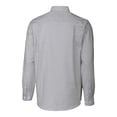 thumbnail image 3 of Men's-Cutter & Buck  Charcoal Inter Miami CF Big & Tall Stretch Oxford Stripe Tri-Blend Long Sleeve Dress Shirt, 3 of 3