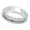 thumbnail image 2 of 6mm Tungsten Wedding Band - Polished Finish Comfort Fit Beveled Edge Tungsten Carbide Ring - Tungsten Anniversary Ring - TN048s11, 2 of 3
