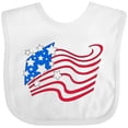 thumbnail image 3 of Inktastic Stylized American Flag Fourth of July Boys or Girls Baby Bib, 3 of 4