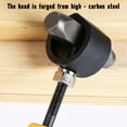 thumbnail image 6 of Steel Metal Punch Stamp Holder with Adjustable Height – Universal 15mm Diameter Jewelry & Engraving Tool | White Rubber Grip, 6 of 8