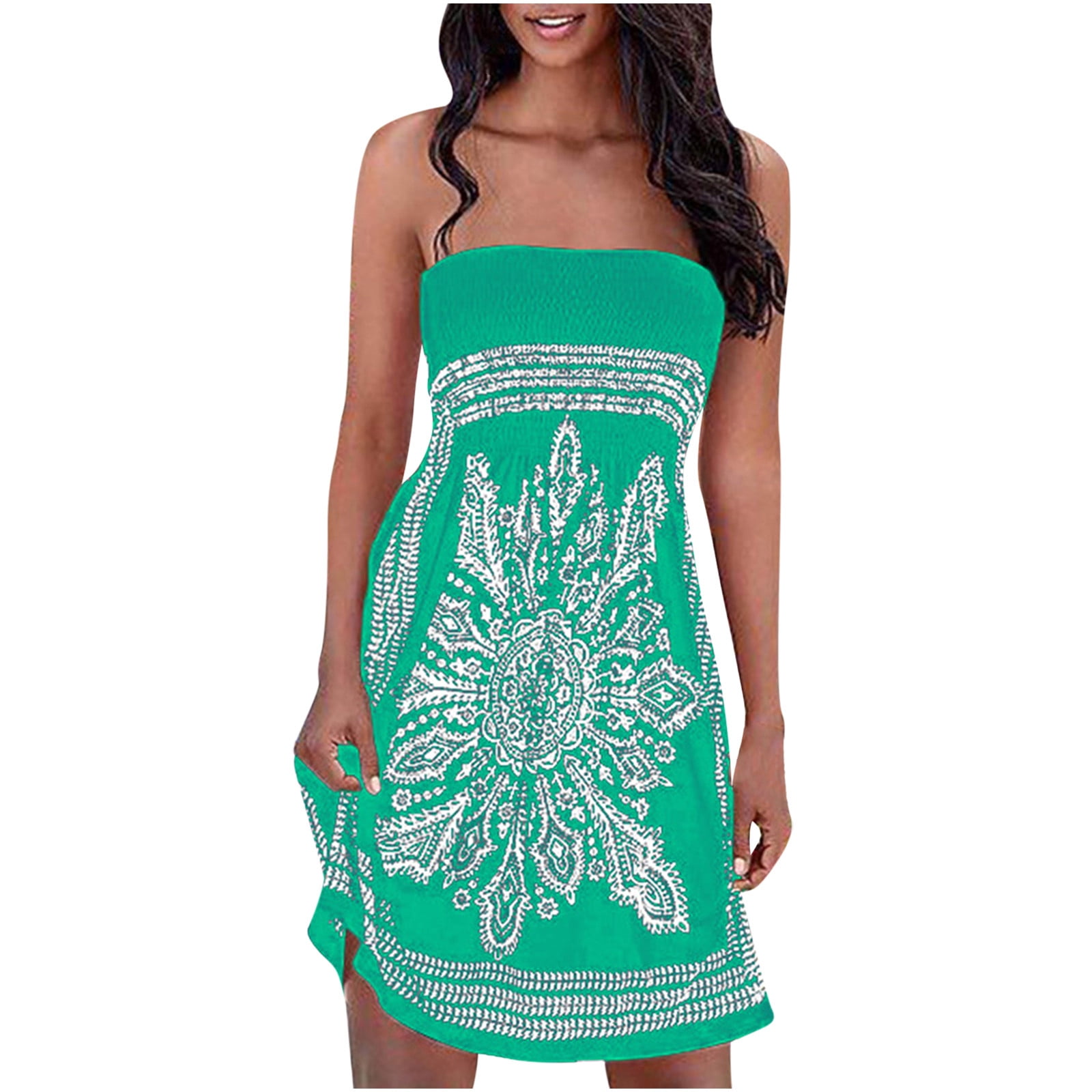 flowy tank top dress Novias Bridal