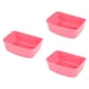 thumbnail image 4 of 3 cuencos colgantes para jaulas de mascotas, cuencos para perros y gatos, bebederos y comederos multifuncionales. Rosa, 4 of 9