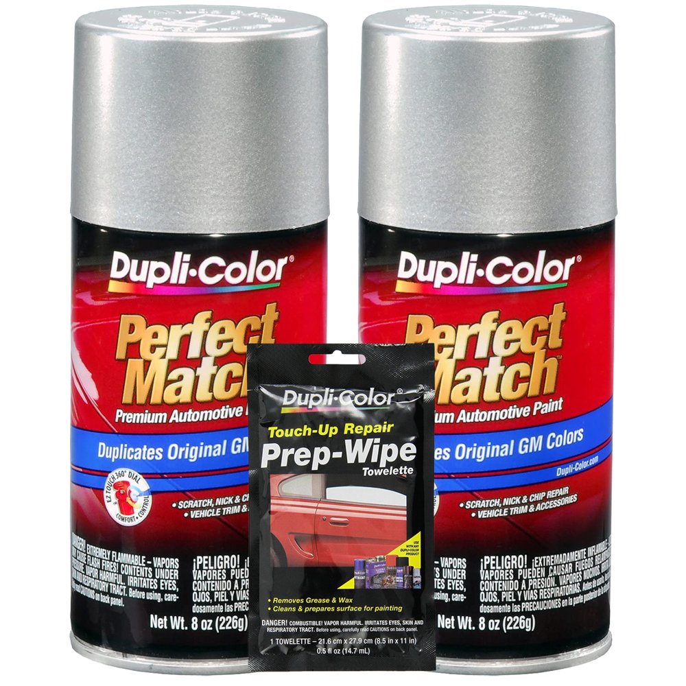 DupliColor Metallic Light Tarnished Silver ExactMatch Automotive