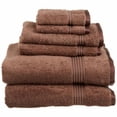 thumbnail image 1 of Superior Egyptian Cotton 6-Piece Towel Set  Mocha, 1 of 1